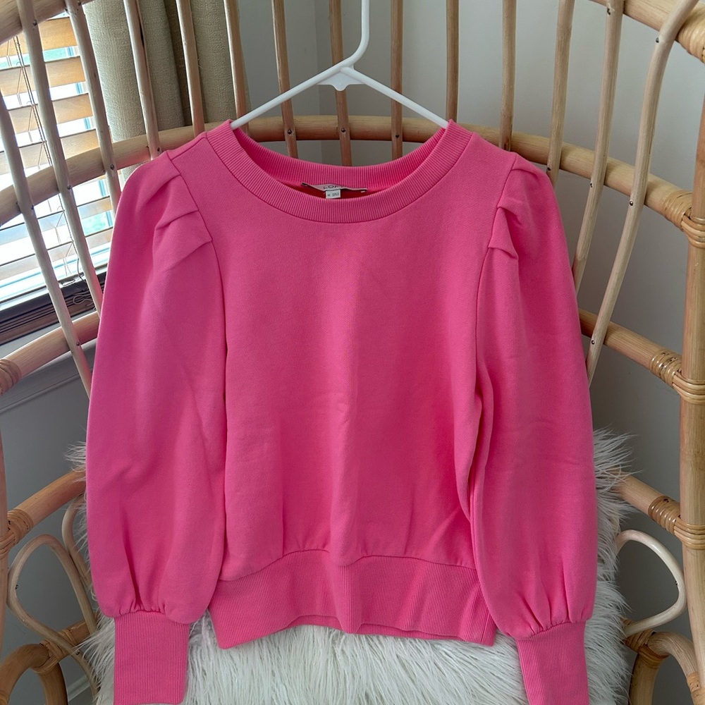 XS Loft Bright Pink Sweatshirt